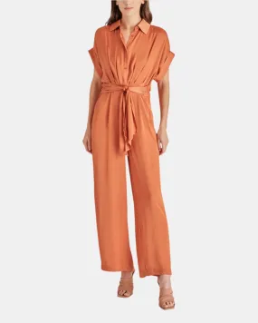 TORI JUMPSUIT BROWN MULTI