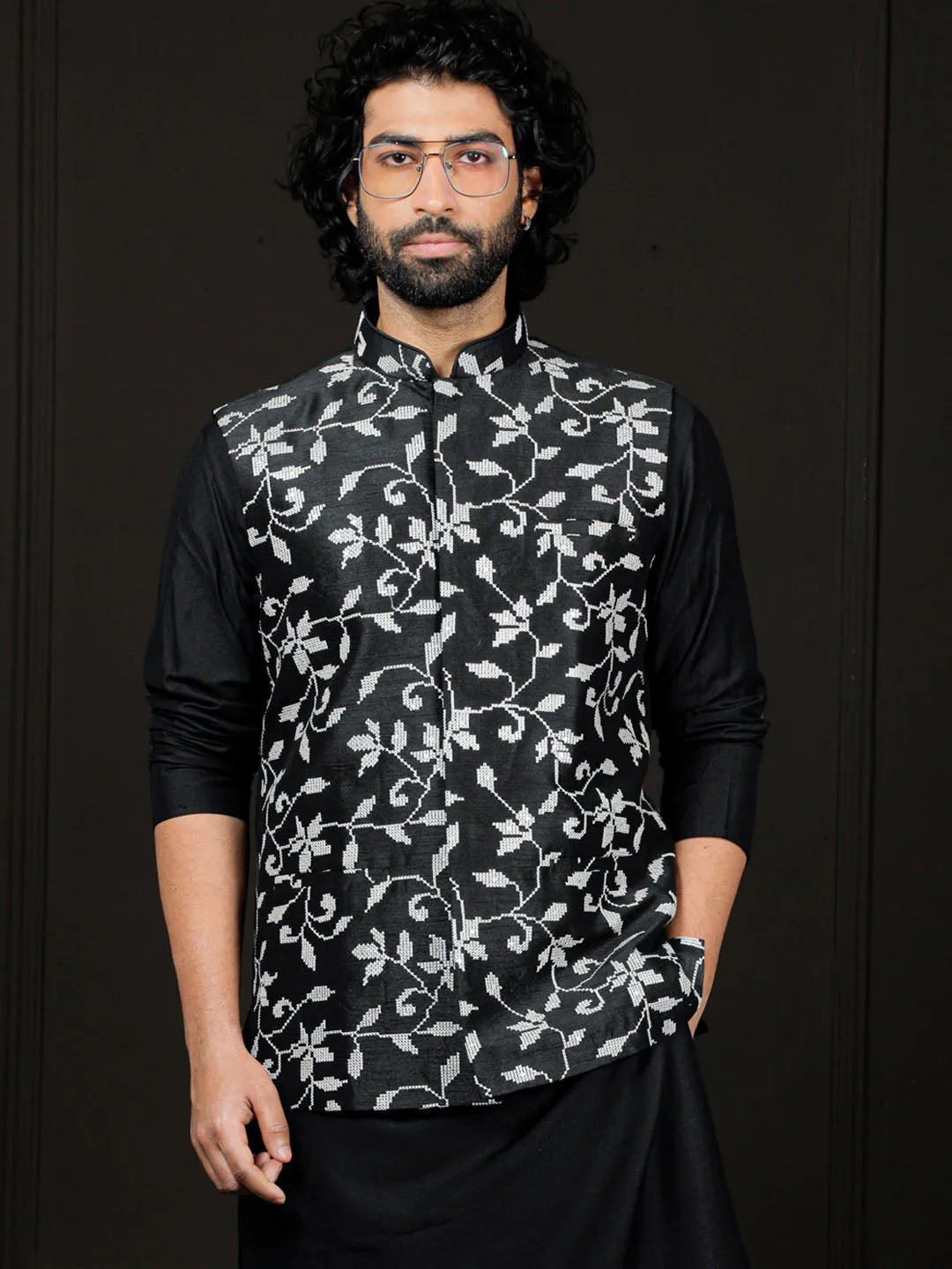 VASTRAMAY Men's - Nehru Jacket