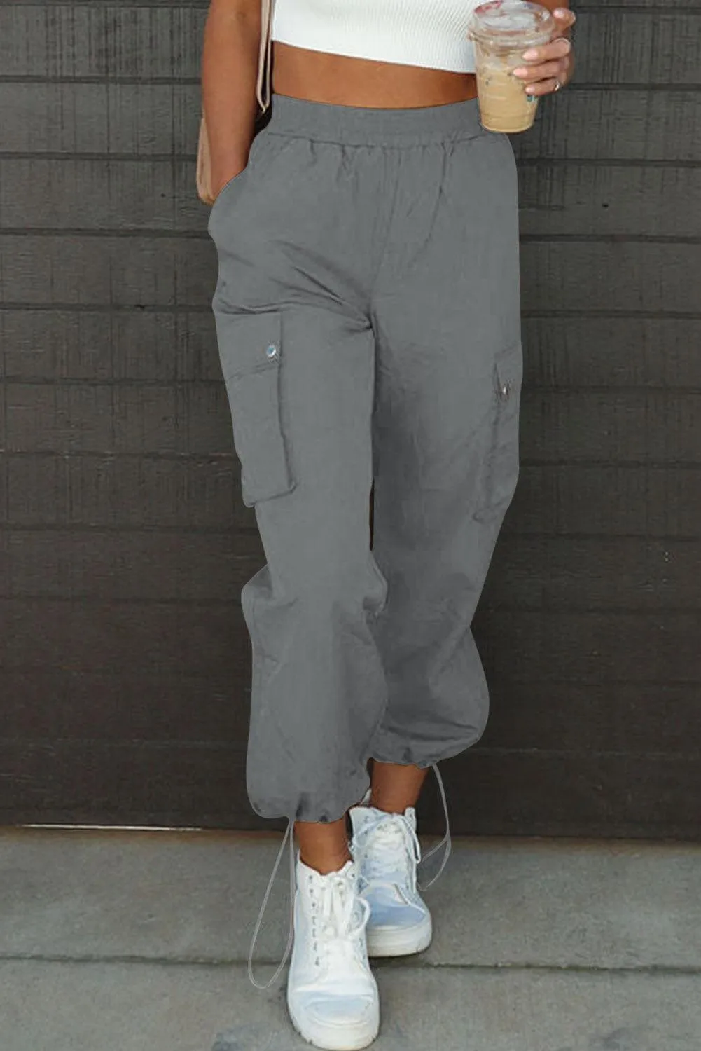 Weekend Spree Drawstring Cargo Joggers