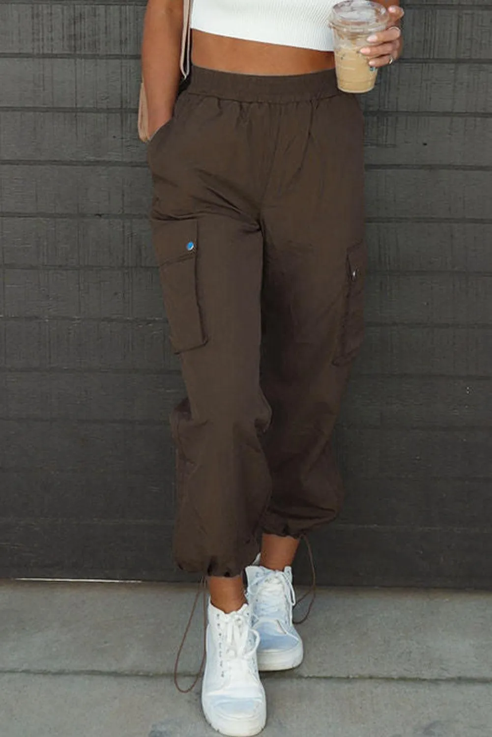 Weekend Spree Drawstring Cargo Joggers