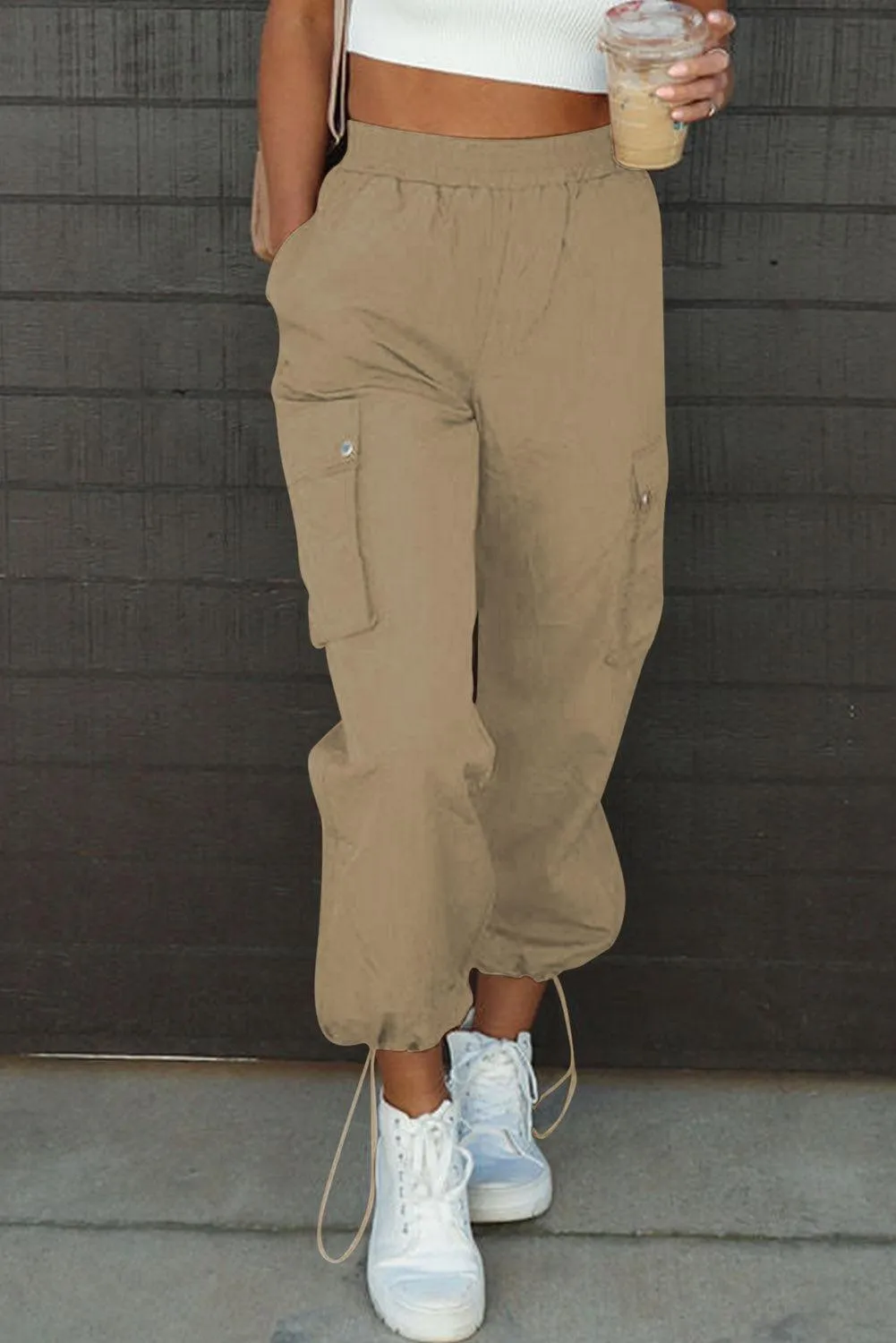 Weekend Spree Drawstring Cargo Joggers