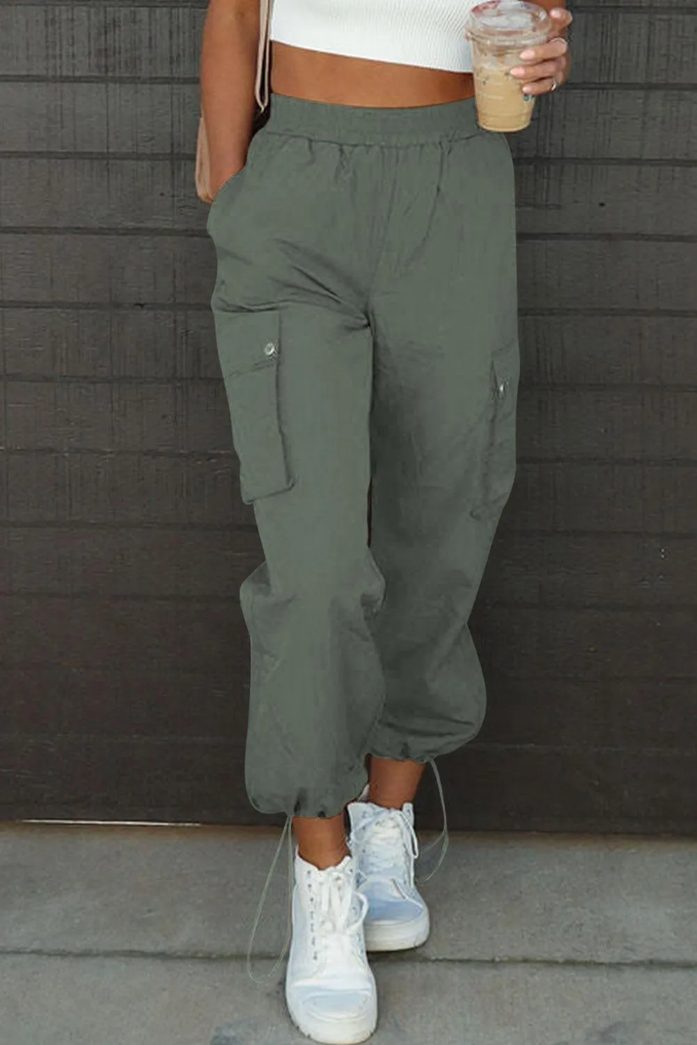 Weekend Spree Drawstring Cargo Joggers