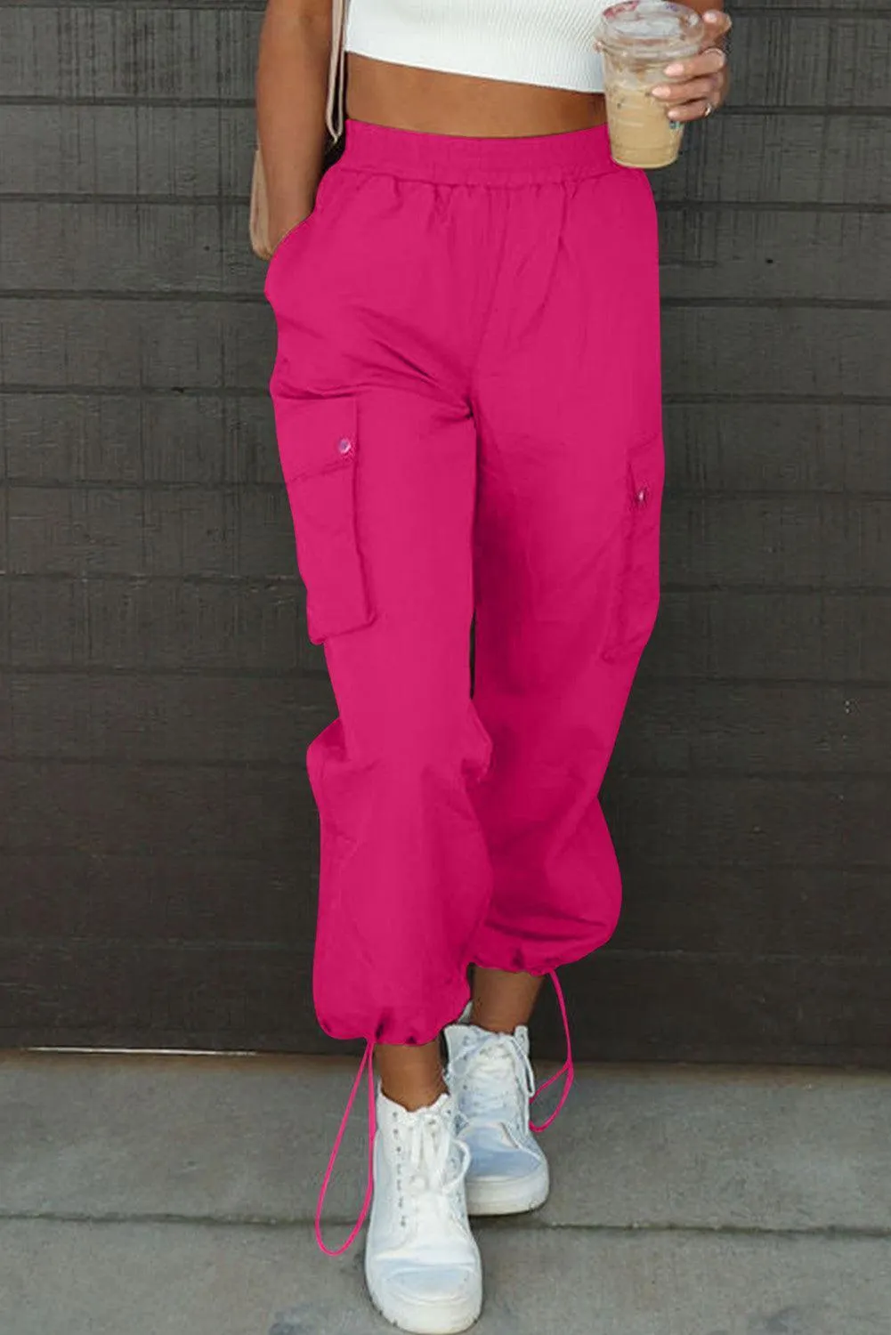 Weekend Spree Drawstring Cargo Joggers