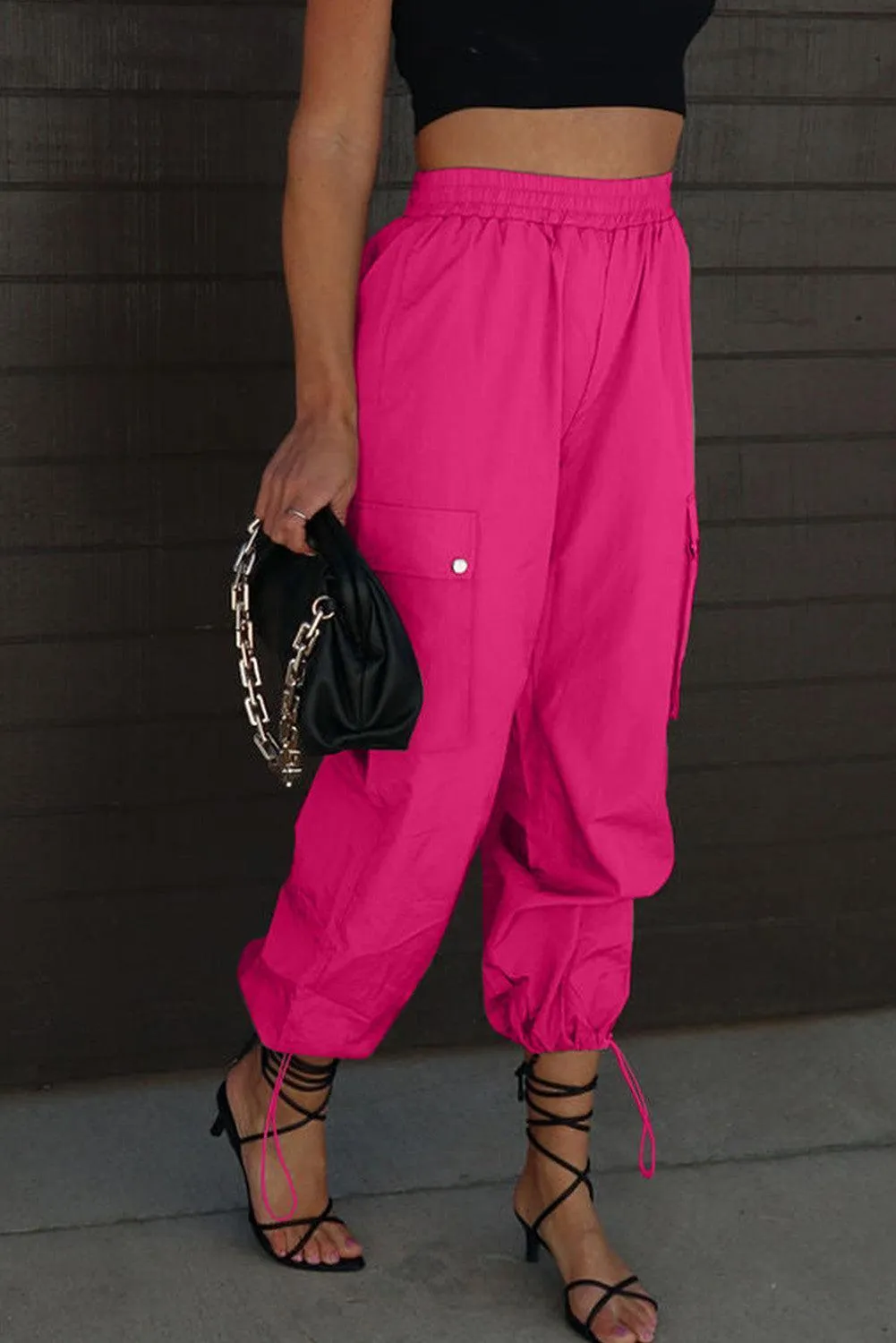 Weekend Spree Drawstring Cargo Joggers