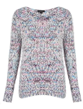 Womens Amara Reya Quaking Grass Blue & Purple  Jumper