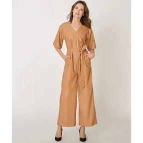 Women's Leather Jumpsuit