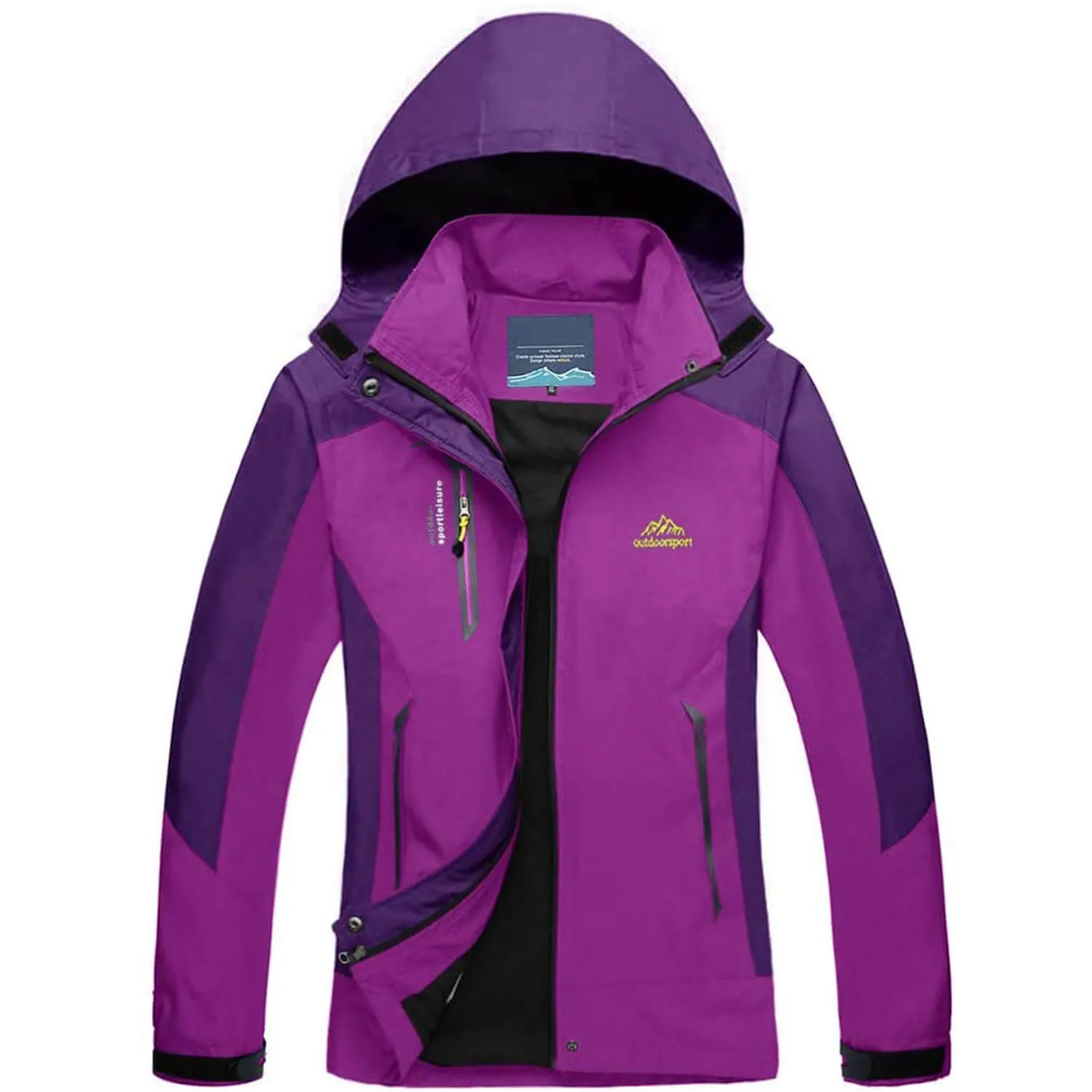 Women's Water-Resistant Rain Jacket 02