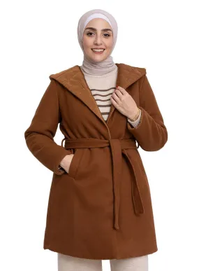 Wood Feather Double Face Jacket