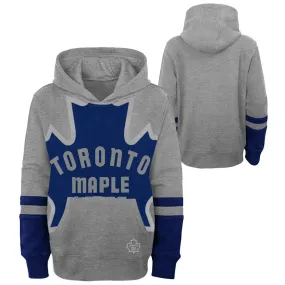 Youth Toronto Maple Leafs Special Edition Big Logo Pullover Hoodie - Heather Gray